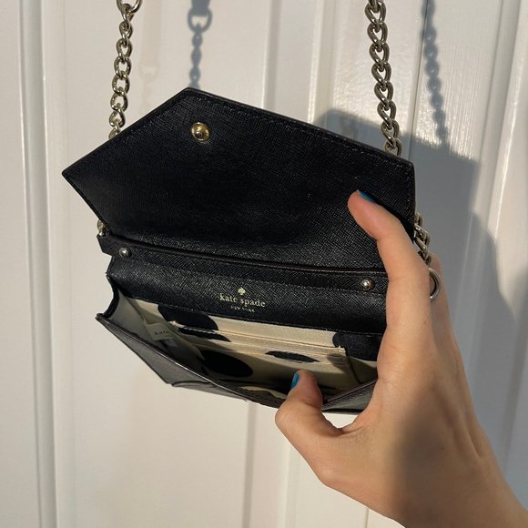 Kate Spade Cedar Street Monday Black Crossbody Wallet Purse - Picture 4 of 4